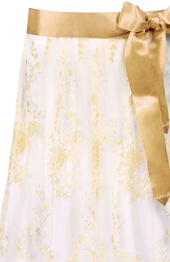 Overig Trachten Dirndlschort Luxe Creme (70cm) - Afbeelding 2