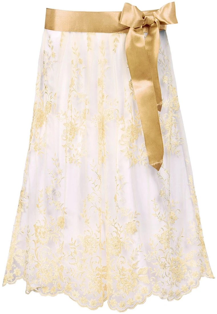 Overig Trachten Dirndlschort Luxe Creme (70cm)