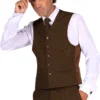 Overig Vest Peaky Blinders Luxe Bruin